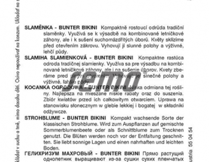 Semo floarea de paie ´Bunter Bikini Blend´