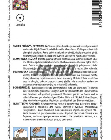 Semo semințe de immortelă roz ´Mixture´