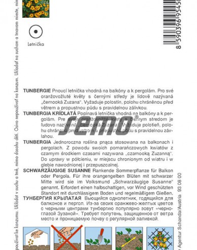 Semo Semințe de Thunbergia Orange