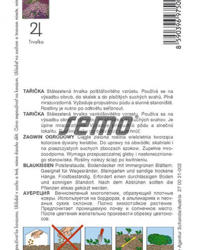 Semințe de aubrietă pentru stâncări ´Mixture´