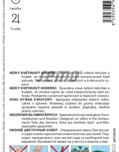 Semo semințe pentru covor floral „Vară colorată”