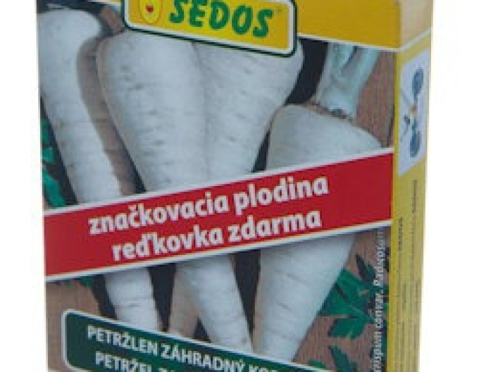 Sedos pătrunjel de grădină - rădăcină Halblange + ridichi ´Stela´ - bandă de însămânțare 5m