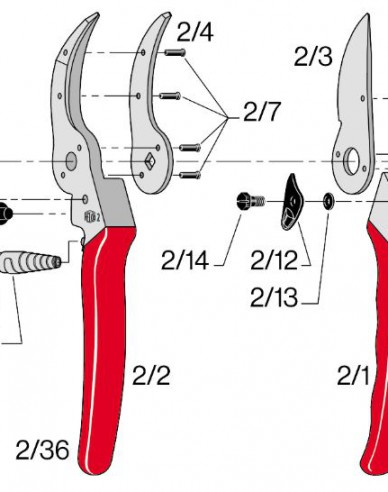 FELCO 2/7 Remiză lamă