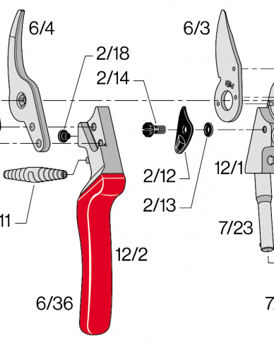 Bolț Felco 6/7 pentru siguranța dințată (Felco 6)