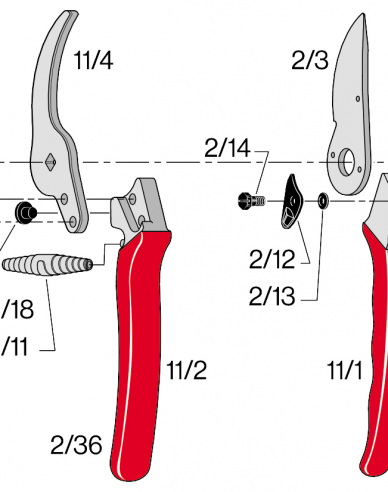 Bolț central Felco 6/8