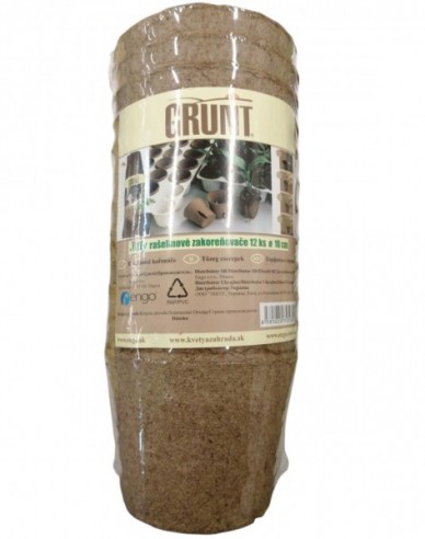 Grunt - Rădăcini de turbă 12pcs diametru 10cm