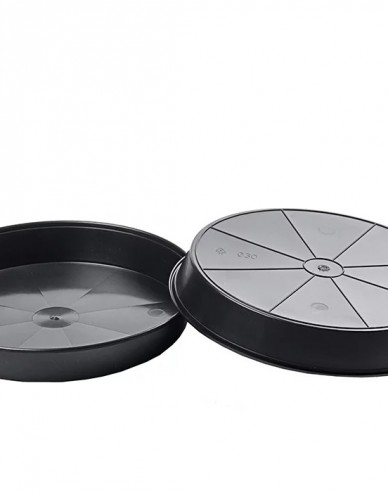 Farfurie plastic pentru ghiveci 45cm negru