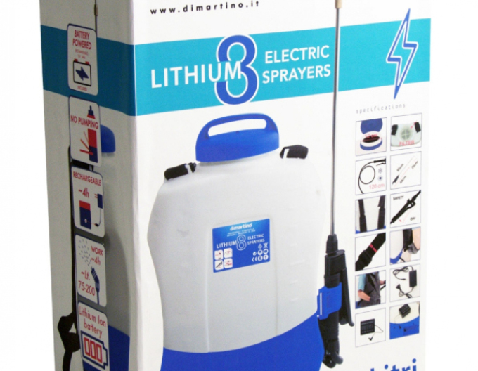 Pulverizator cu acumulator LITHIUM 8 LI-ION
