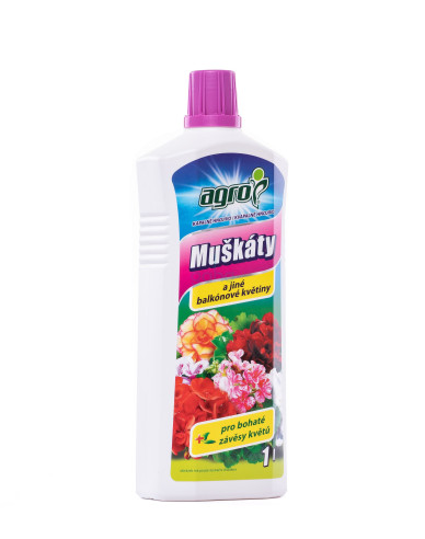 Agro îngrășământ lichid pentru gerani 1l