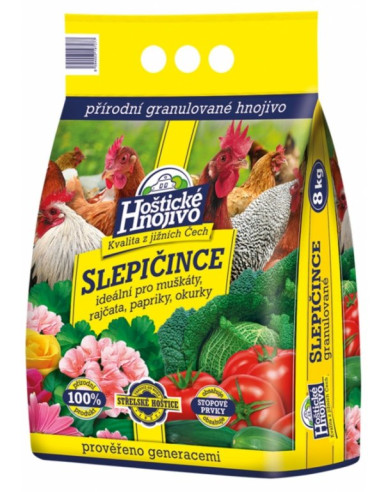 Hoštické Slepachince granulat 8kg