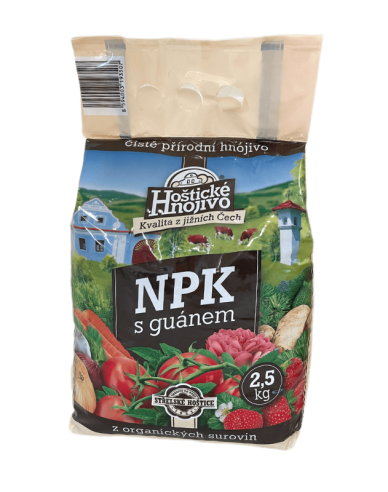 Hoštické NPK cu guano 2,5kg