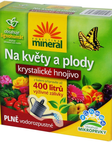 FORESTINA Îngrășământ mineral cristalin pentru flori și fructe 400 g