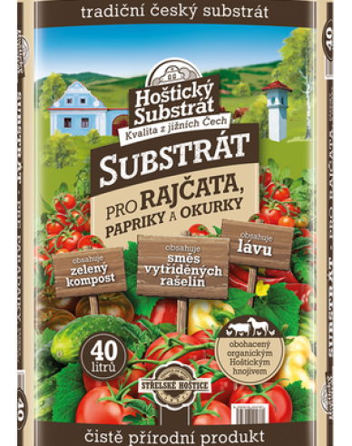 Hoštický Substrat pentru roșii, ardei, castraveți 40l