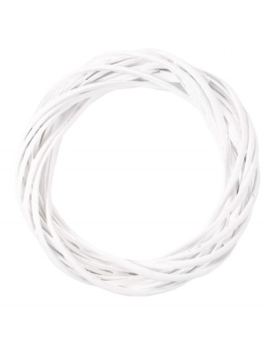 Coroniță de răchită albă 20cm