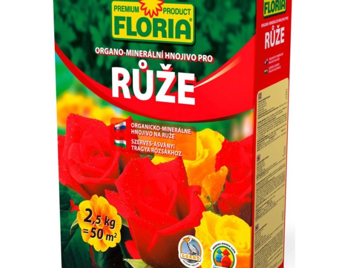 Floria Organic - îngrășământ mineral pentru trandafiri 2,5 kg