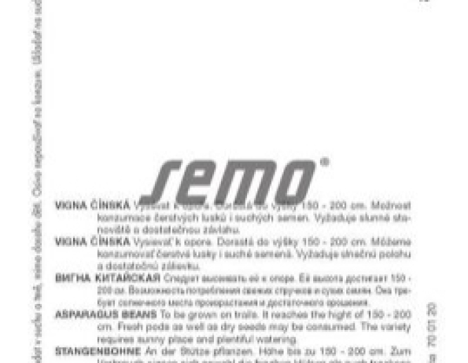 Fasole Semo Metro ( Vigna china)
