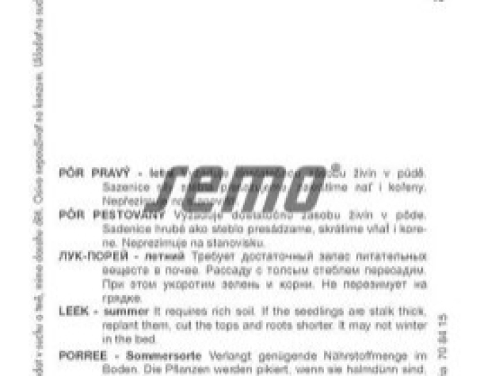 Semințe Praz cultivat "Strozagorski Kamuš