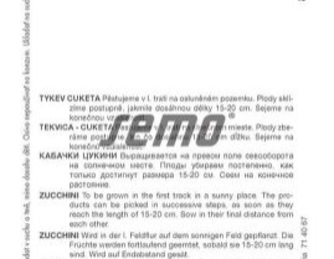 Semințe dovleac dovlecel ´Startgreen F1´
