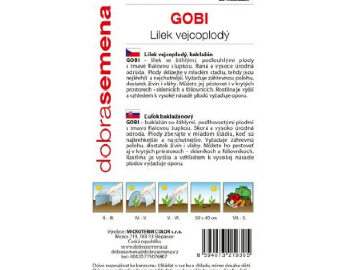 Semințe  de vinete ´Gobi´