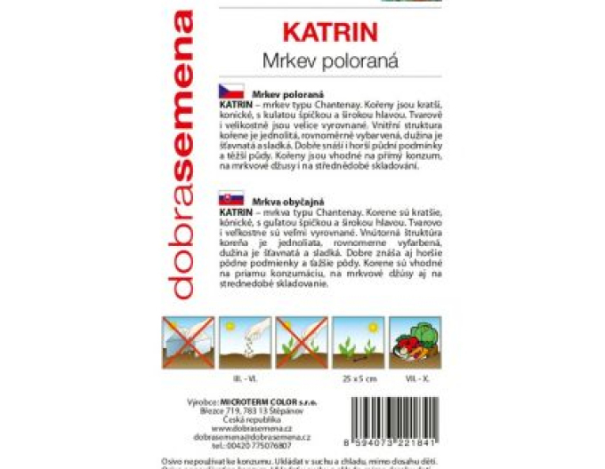Semințe  Morcov Katrin