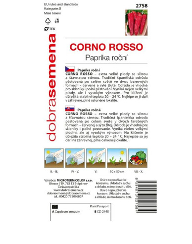 Ardei anual Corno Rosso´