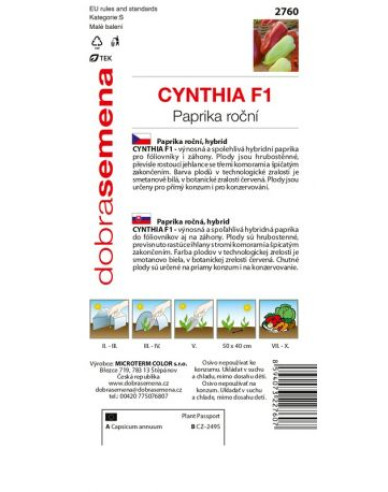 Ardei anual ´Cynthia F1´