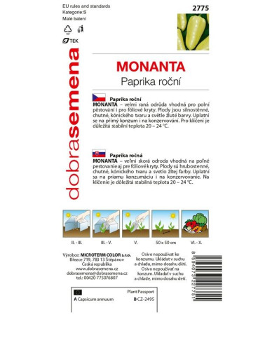 Ardei anual ´Monanta´