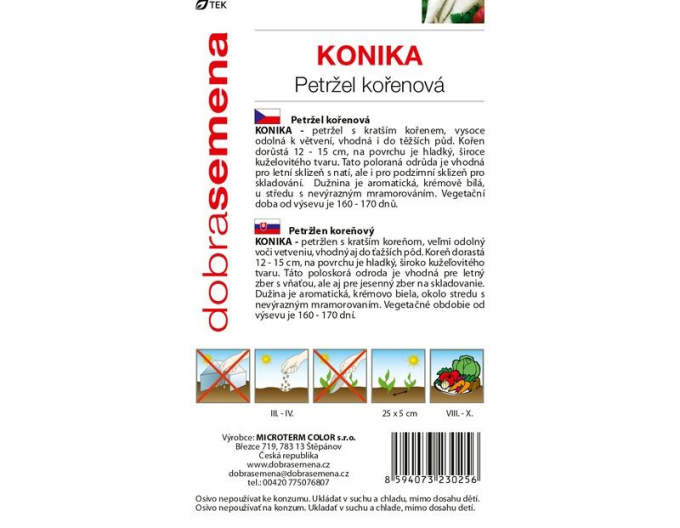 Pătrunjel de grădină Good Seeds - Pătrunjel rădăcină Konika semințebune
