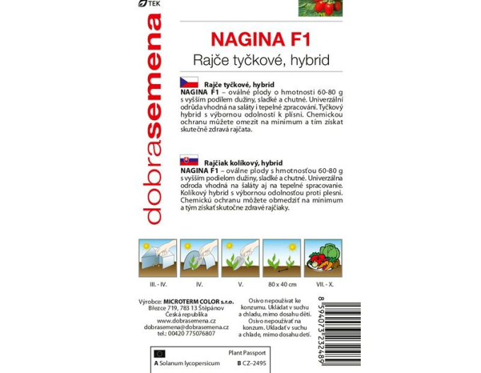 Semințe de roșii  Nagina F1´