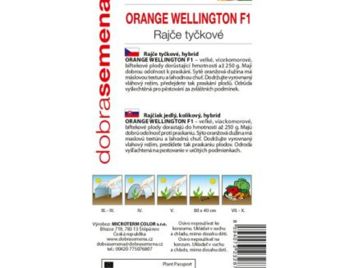 Semințe  Tomate Orange Wellington F1´