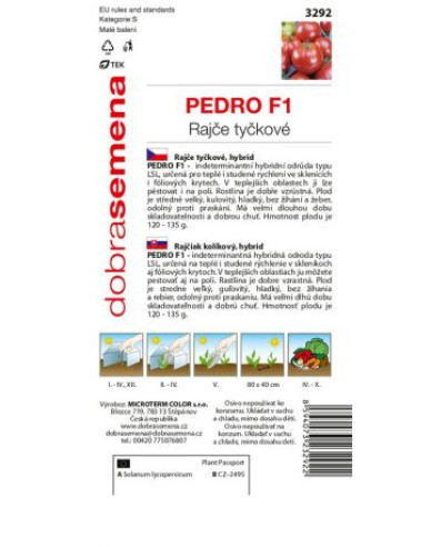 Semințe de tomate cu tulpină Pedro F1´