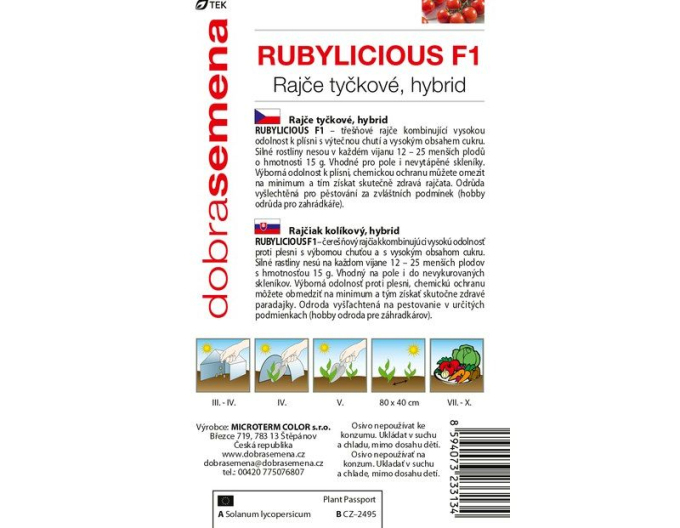 Semințe Tomate Rubylicious F1