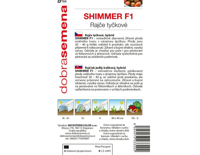 Semințe  Tomate Shimmer F1´