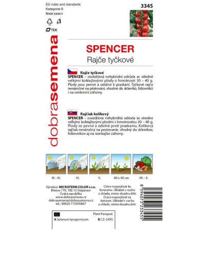 Semințe de tomate cu tulpină ´Spencer´