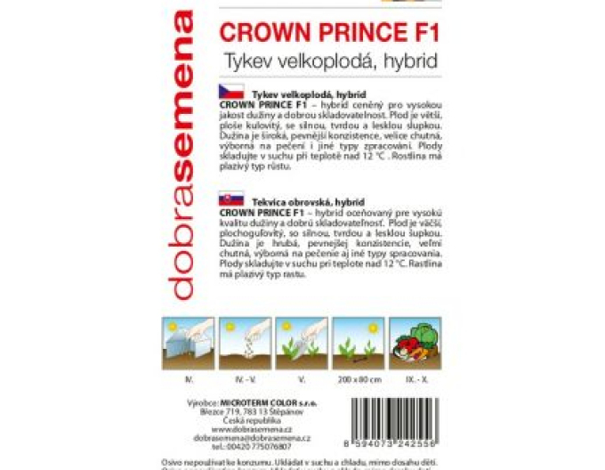 Semințe bune Dovleac gigant ´Crown Prince F1´