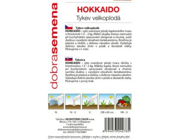 Semințe bune Dovleac gigant Hokkaido