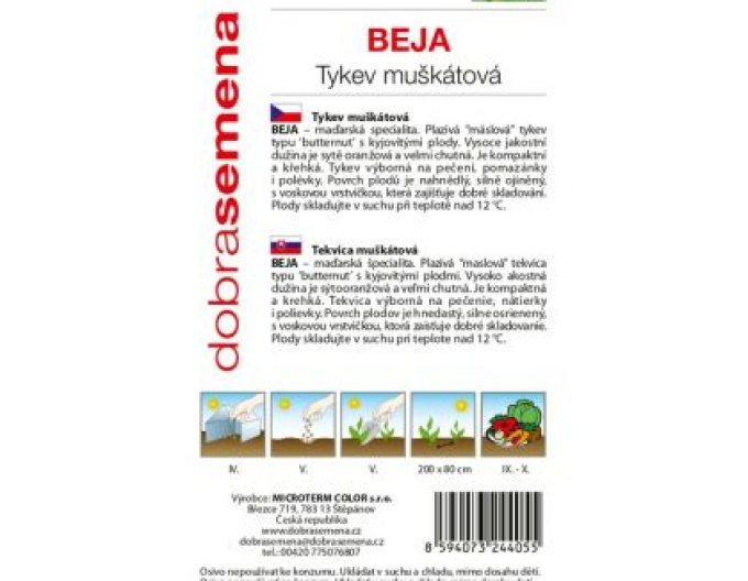 Semințe bune Butternut squash Beja