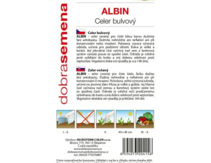 Semințe bune Țelină "Albin