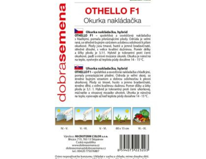Semințe bune Castraveți de semănat murături ´Othello F1´