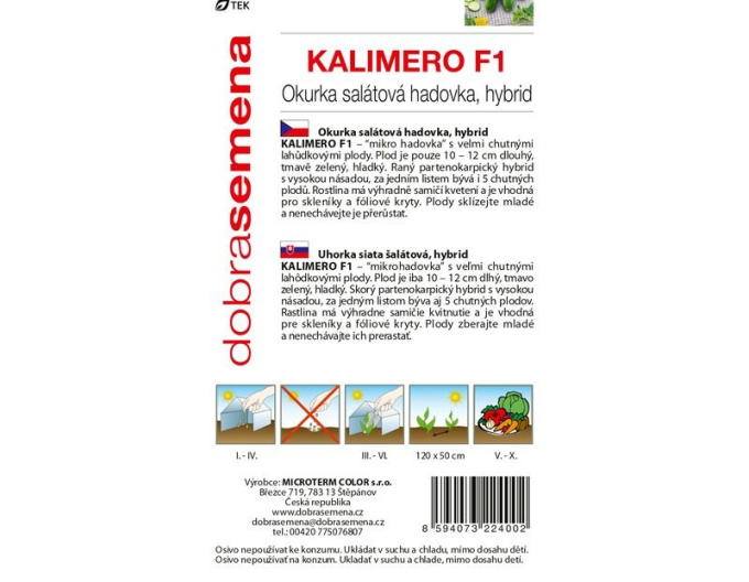 Good Seeds Castraveți de salată Castraveți Kalimero F1