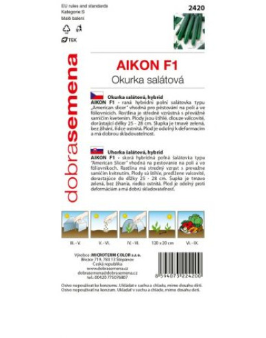 Castravete cultivat pentru salată  ´Aikon F1´