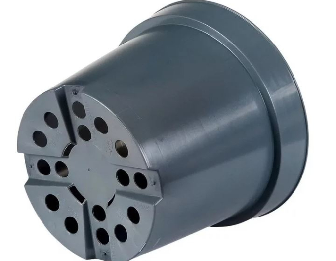 Ghiveci de flori din plastic rotund 7,5L, Ø25 x 21 cm