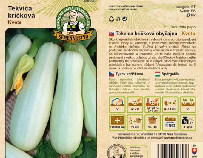 Semenárstvo Pumpkin bush ´Kveta´