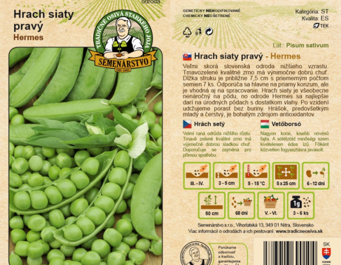 Mazăre de zahăr ´Hermes´