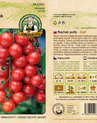 Semințe de Tomate comestibile ´Idyll´