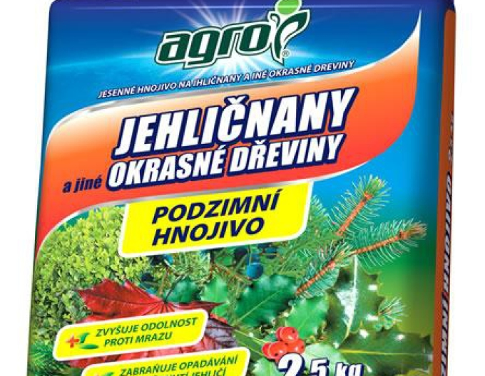 Agro Îngrășământ de toamnă pentru conifere și alți arbori ornamentali 2,5kg