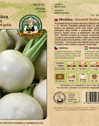 Semințe de napi comestibil ´Snowball´