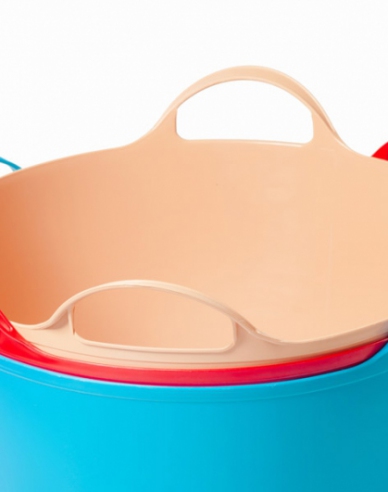 Coș flexibil multifuncțional din plastic 30l