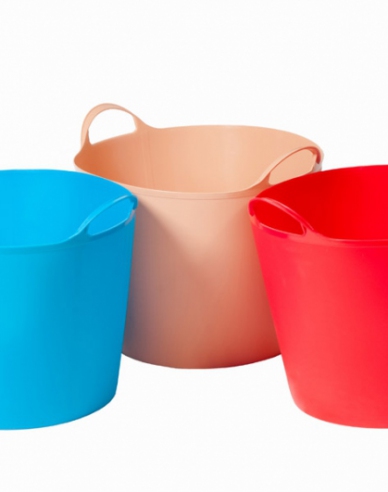 Coș flexibil multifuncțional din plastic 30l