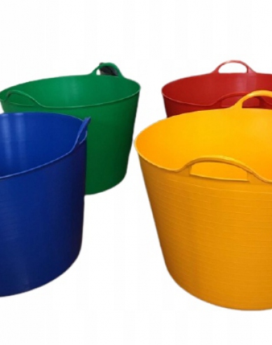 Coș flexibil multifuncțional din plastic 30l